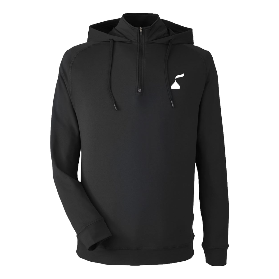 Swannies - Unisex Vandyke Quarter-Zip Hooded Sweatshirt